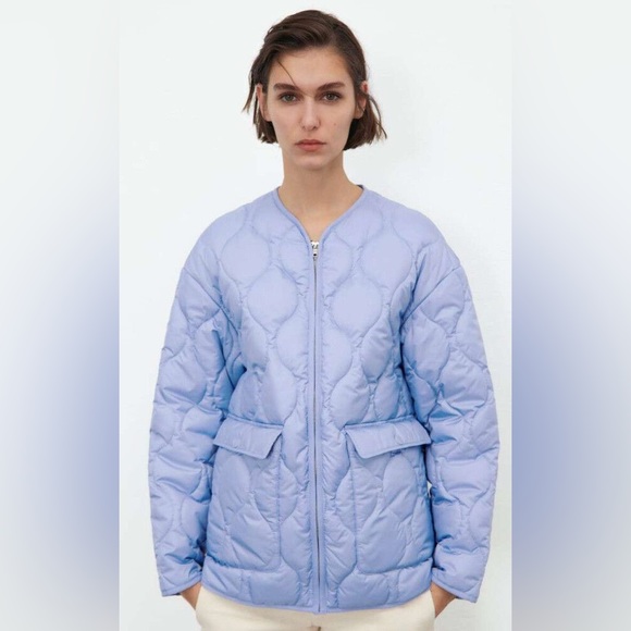 NWT Zara Oversized Quilted jacket - Picture 13 of 13